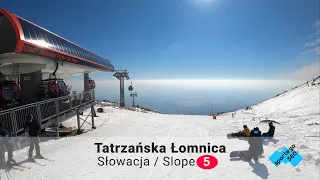 087 Tatrzańska Łomnica – | Ski Slope 5 Review | Dwa i pół km czerwonej