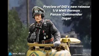 Preview of DID's new release - 1/6 WWII German Panzer Commander Jager