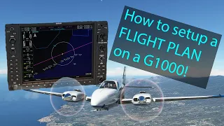 Microsoft Flight Simulator Setting up a FLIGHT PLAN on a G1000! Dr.X42 Gaming!