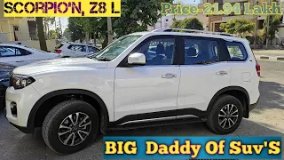 2022 Mahindra Scorpio N Top Model Z8L Diesel, BIG DADDY OF SUV//price, Engine specification, Review