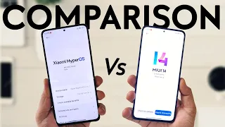 HyperOS vs MIUI 14 Comparison Side-By-Side!