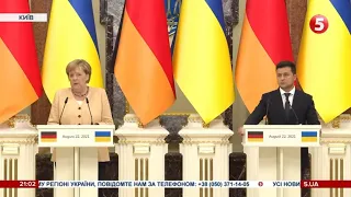 Кличко, "Північний потік-2", санкції проти РФ: останній візит Меркель до Києва на посаді канцлера