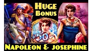 **AMAZING BONUS** NAPOLEON & JOSEPHINE slot machine HUGE BONUS WIN