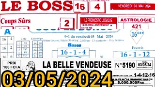 le Boss et couple bonus et la belle vendeuse vendredi 03/05/2024