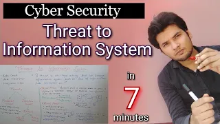 Threat to Infomation system- passive & active attack, accidental & intentional threats | MCA b.tech