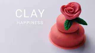 cake | two tier cake | clay cake | play doh cake | polymer clay cake