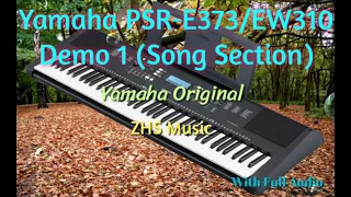 Yamaha PSR-E373/EW310 Demo 1 (With Full Audio And Better With Headphones)