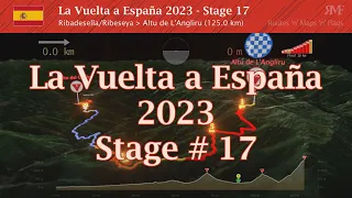 La Vuelta 2023, Stage 17 (Ribadesella/Ribeseya - Altu de L'Angliru), course, route,profile,animation