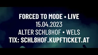 Forced To Mode - Depeche Mode Coverband - Live im Schl8hof Wels am 15.04.2023