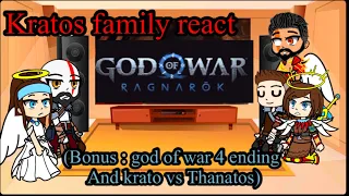 Kratos family react to GOD OF WAR Ragnerok￼ (bonus stuff) (gacha)