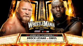 BROCK LESNAR CLASHES WITH OMOS WRESTLEMANIA HOLLYWOOD WWE 2K22 LIVESTREAM #92 #wwe #wwe2k22 #wwelive