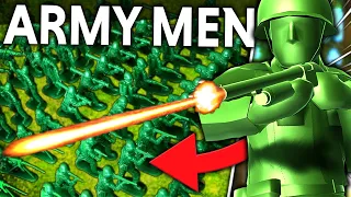 1000 GREEN Army Men D-DAY! Ravenfield Mod Battles