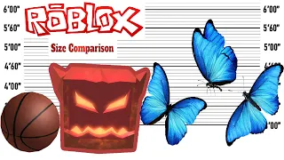 Roblox Size Comparison!The Biggest Characters Roblox Size Comparison!