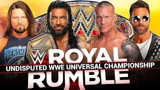 WWE 2K23 - Roman Reigns Vs Randy Orton Vs AJ Styles Vs LA Knight | WWE Royal Rumble