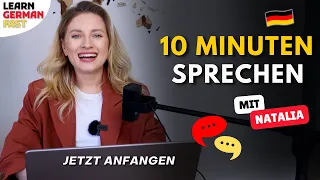 So kannst du dein Sprechen verbessern 🔥 (Dialoge mit MIR jeden Tag) - Learn German Fast