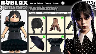 MAKING WEDNESDAY ADDAMS A ROBLOX ACCOUNT!