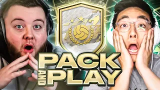 INSANE ICON PACKED!!! Mid Icon Pack & Play vs ItsJames!