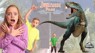 Magic Portal to Jurassic World! Kade Searches For Real Dinosaurs!