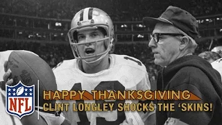Clint Longley Replaces Roger Staubach & Shocks the Redskins! (1974) | NFL on Thanksgiving