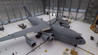 Timelapse - RAAF C-17A Globemaster Engine Change