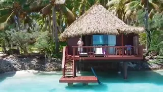 Aitutaki lagoon resort.