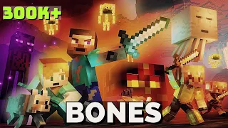 🎶 [🔊AMV] BONES - SolvingStraw (Minecraft Animation) [Music Video](Nether War)