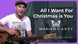 All I Want For Christmas Is You by Mariah Carey | Guitar Lesson