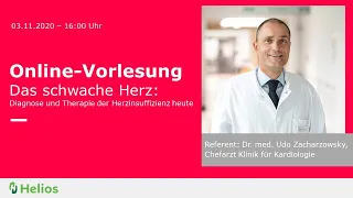 Das schwache Herz: Diagnose und Therapie der Herzinsuffizienz heute