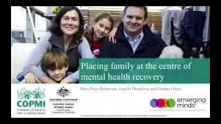 Webinar: Placing family at the centre of mental health recovery