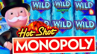 HOW GENEROUS IS MR. MONOPOLY? 🤷‍♂️ MONOPOLY WATER WORKS Slot Machine (LIGHT & WONDER) #Ad