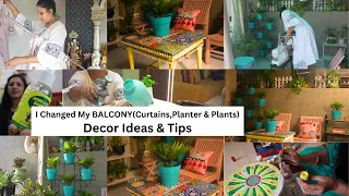 How I care my Plants ? Balcony Decor Ideas, Curtains , Plants  Care Tips, Fertilizers & Planters