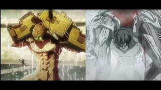 Eren Kruger Iconic Pose | Attack on Titan Season 3 vs Season 4 Final Episode