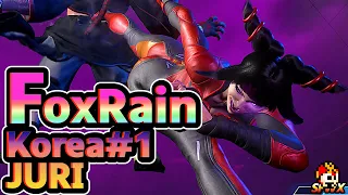 FoxRain Korea#1 Juri  sf6 SF6 SFWX 4K StreetFighter6 sfvi