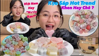 Lần Đầu Ăn Kẹo Sáp Việt Nam Hot Trend Và Cái Kết Điếng Người | Tuyết Ruồi Mukbang Kẹo Sáp |