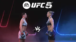 EA Sports UFC 5 - Erin Blanchfield vs Ronda Rousey (Legendary Difficulty)