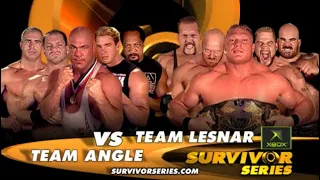 Team Angle VS Team Lesnar Survivor Series 2003 Highlight
