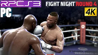 PS3 Fight Night Round 4 on PC 4k 60fps RPCS3 emulator FN4