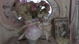 Нежные букетики из сухих цветов в стиле Шебби шик.