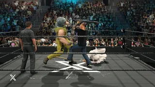 Juggernaut vs Joe Rogan vs Gandalf [WWE 2K24]