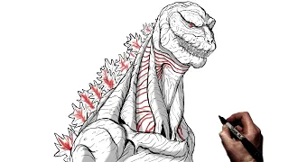 How To Draw Shin Godzilla | Step By Step | Monsterverse