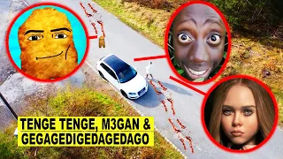 Drohne überwacht RANGO TENGE TENGE vs M3GAN vs GEGAGEDIGEDAGEDAGO in REAL LIFE!!