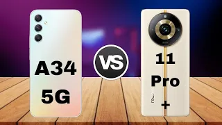 Samsung Galaxy A34 5G vs Realme 11 Pro Plus || Comparison || Price || specification ||