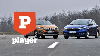 Melyik a jobb Dacia Sandero, a közepesen extrázott tömegmodell vagy a fullos-gázos-terepes?