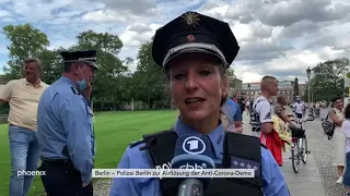 Statement der Polizei Berlin zu den Demos gegen die Corona-Beschränkungen (29.08.20)