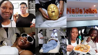 Mid Week Vlog 😍Getting laser, Chemical Facial Peel, Meeting my Bestie, Nigerian Restaurant & More😍