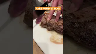 Rare Rump Steak! #rare #beef #steak #cooking #rumpsteak #foodie #shorts