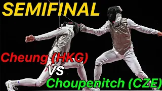 Tokyo 2021 [Semifinal] Cheung (HKG) v Choupenitch (CZE) | Olympic Fencing | Men's Foil Highlight