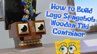 How to Build Lego Spongebob Battle For Bikini Botom Wooden Tiki Container | August Renders™