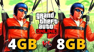GTA Online | 4GB vs 8GB Ram Test
