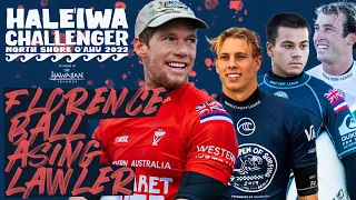 John John Florence, Kalani Ball, Keanu Asing, Jordan Lawler | Haleiwa Challenger Round of 32